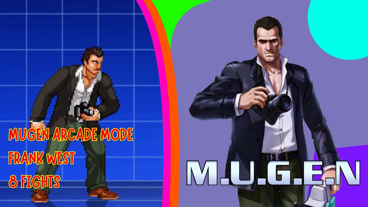 MUGEN - Frank West Arcade Run (8 Fights)