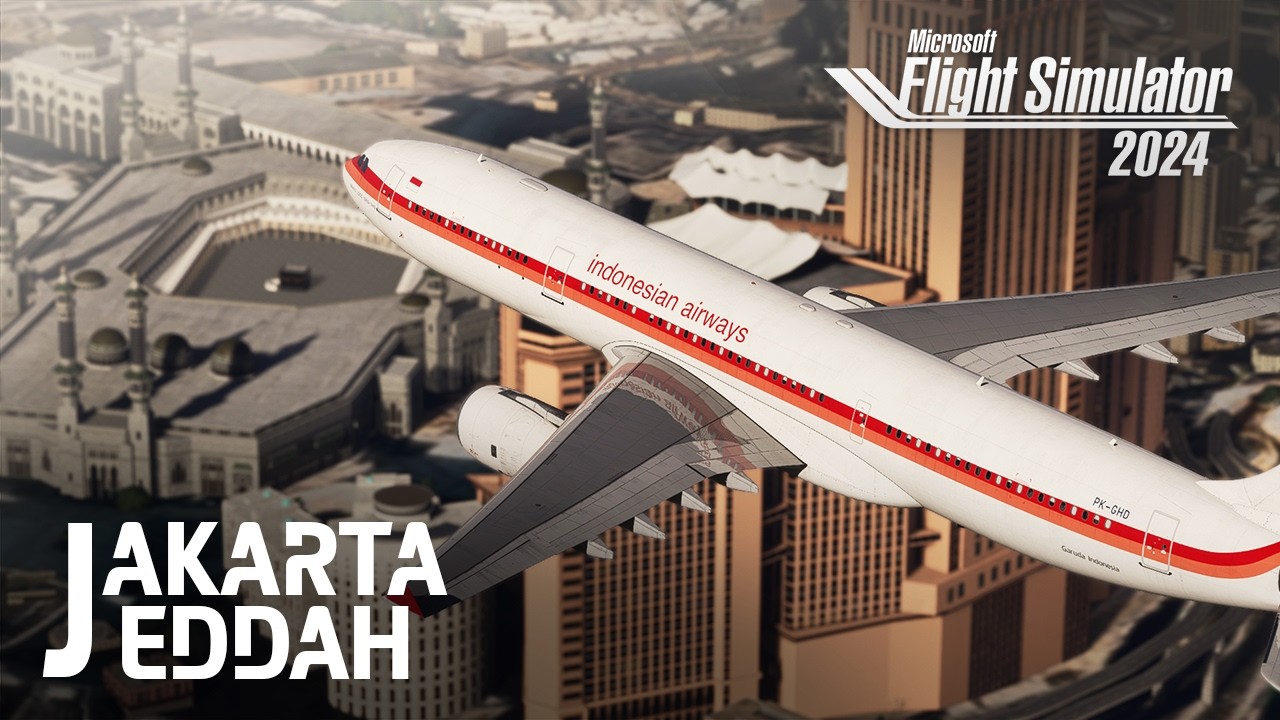 Mengantar Jemaah Umroh dengan Airbus A330 Garuda Indonesia dari Jakarta ke Jeddah