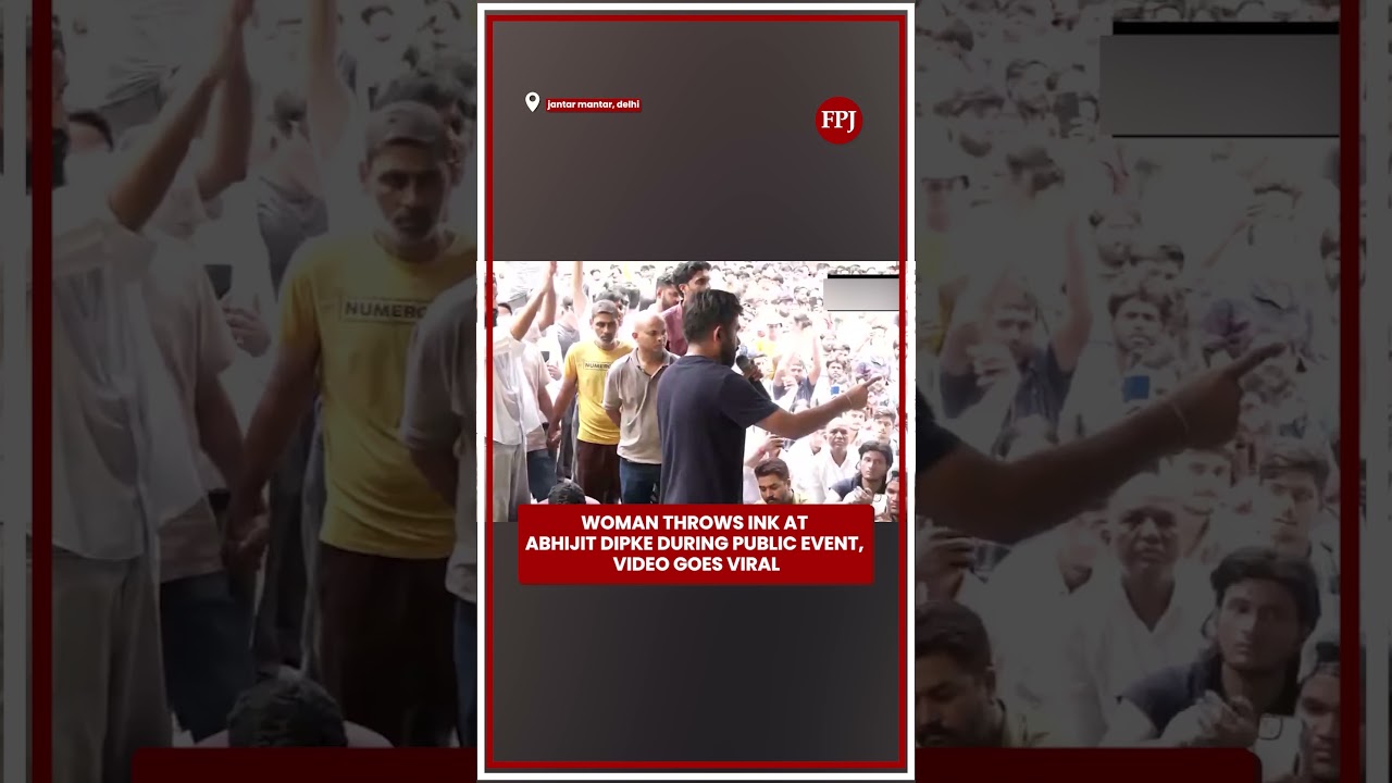Ink Attack on Abhijit Dipke Creates Chaos at Public Meeting