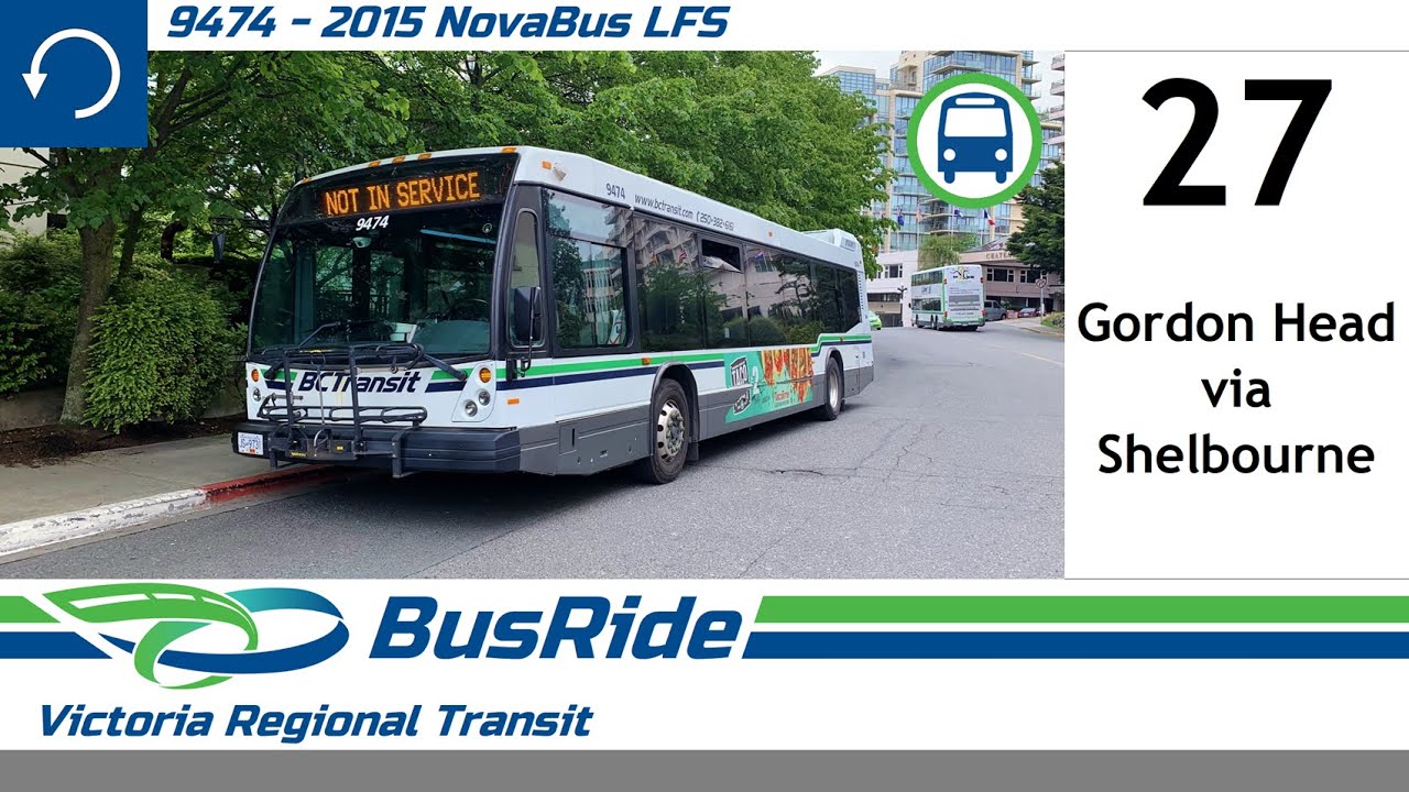 27 Gordon Head via Shelbourne | BC Transit (Victoria) 2015 NovaBus LFS - 9474