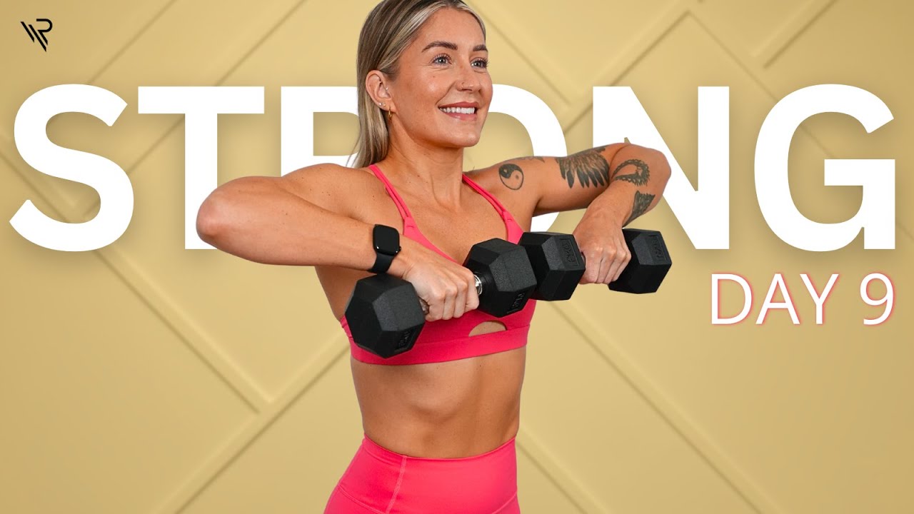 Day 9: Upper Body Strength & Conditioning Workout | 28 Day Dumbbell Strength Series