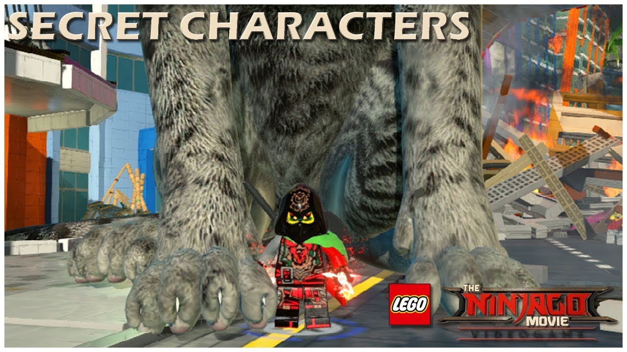 The LEGO Ninjago Movie Video Game - ALL SECRET CHARACTERS (Part 2) - NPC
