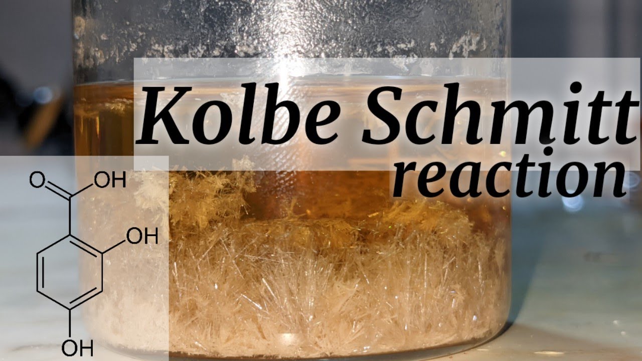 2,4 Dihydroxybenzoic acid Synthesis : Kolbe Schmitt reaction