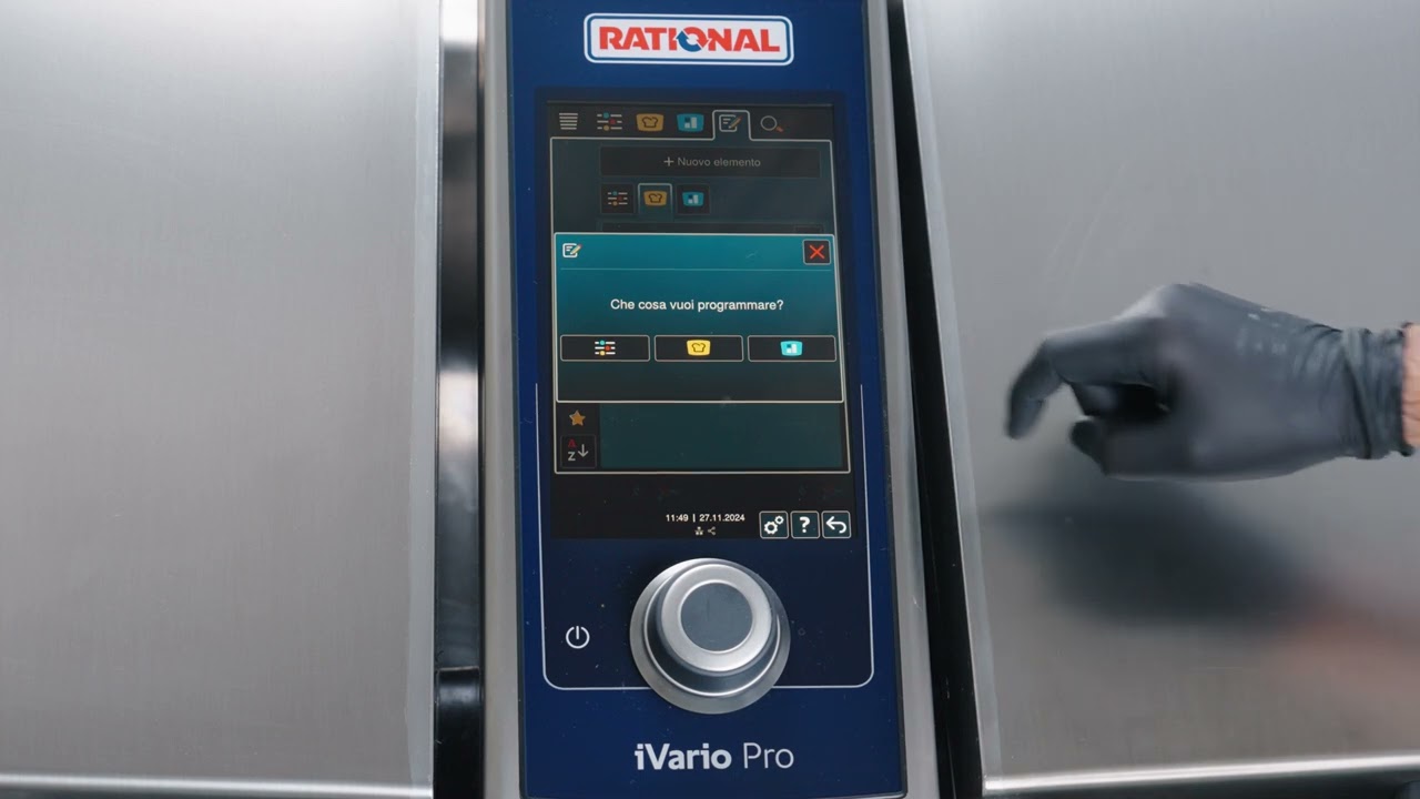Salvare un processo di cottura in iVario Pro | RATIONAL