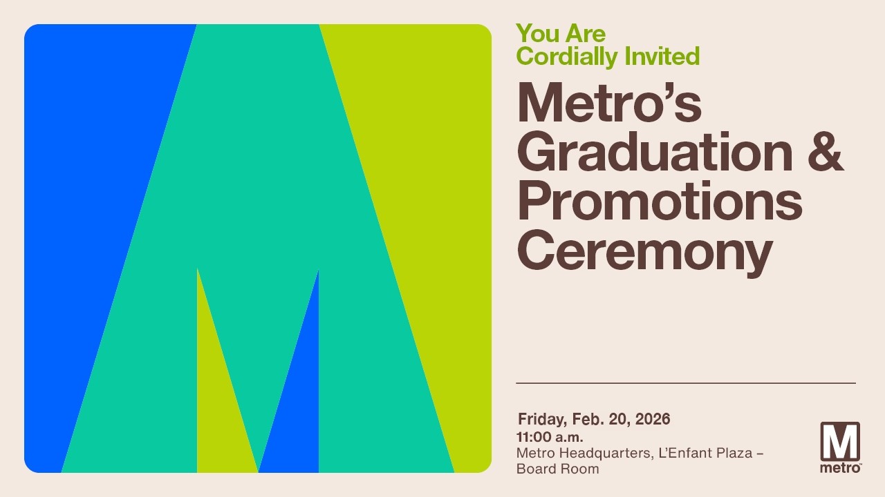 Metro Operations Graduation & Promotion Ceremony | February 20, 2026