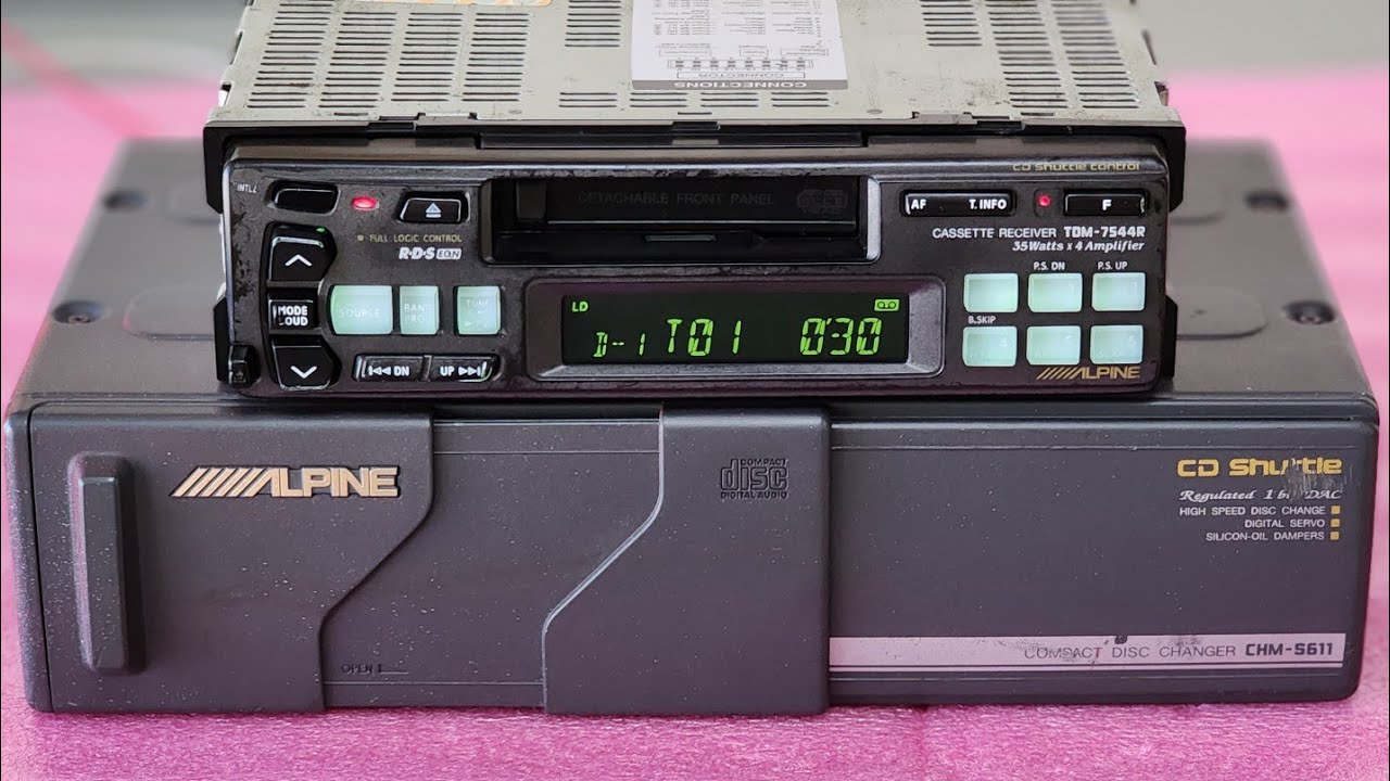 /////ALPİNE TDM-7544R CHM-5611 NOSTALJİ RESİTAL ESKİ SERİ VİNTAGE MADE IN TOKYO JAPAN