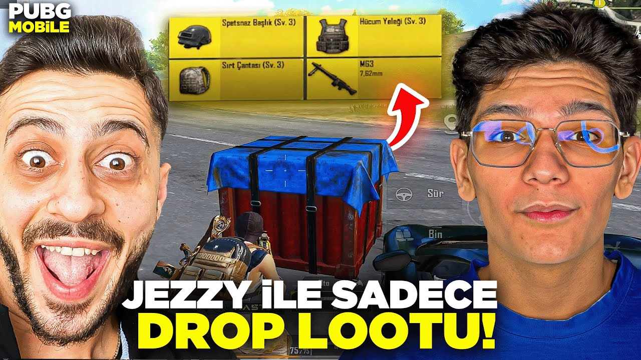 JEZZYLE WIN WITH JUST DROP LOOT CHALLENGE - PUBG MOBILE