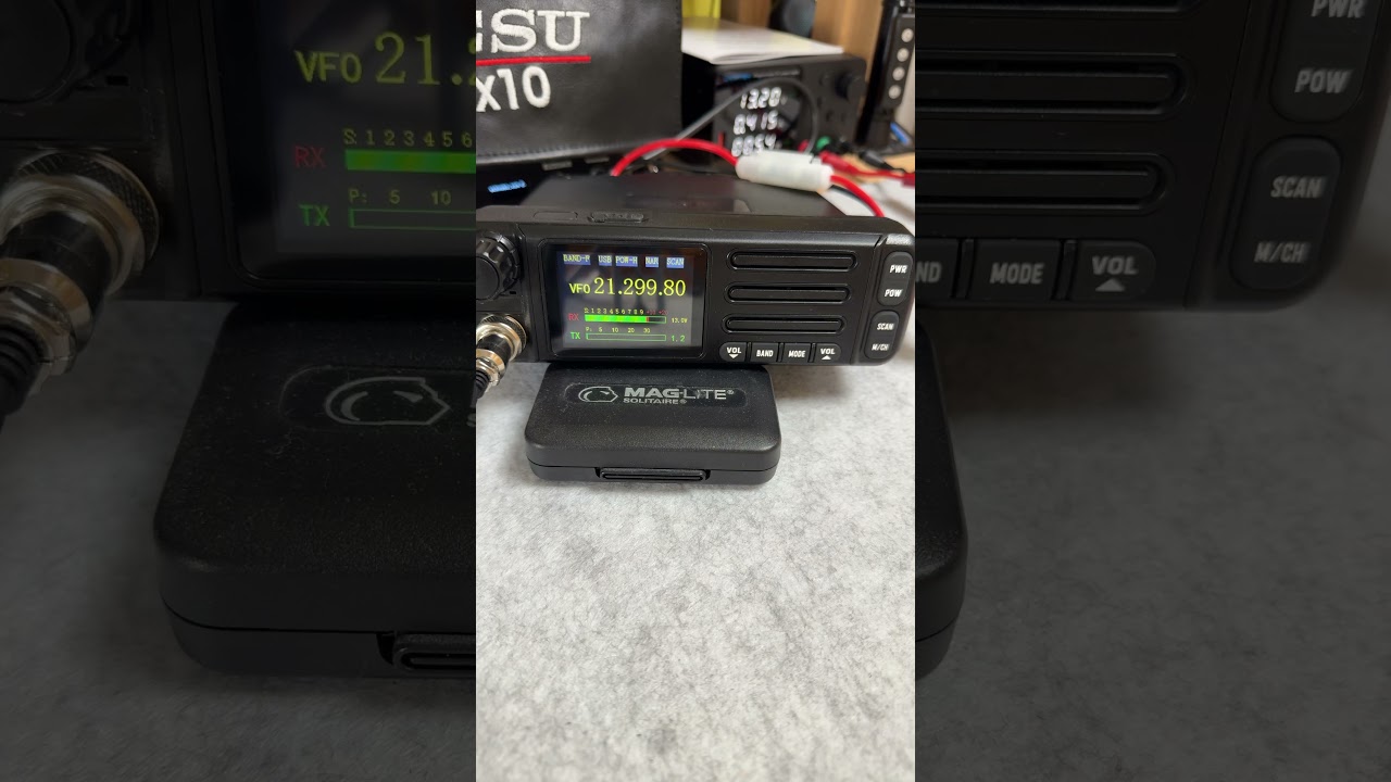 Работаю с AN5CV (Испания) с радиостанцией HamGeek 6699 (CB) (USB, диапазон 15 метров)