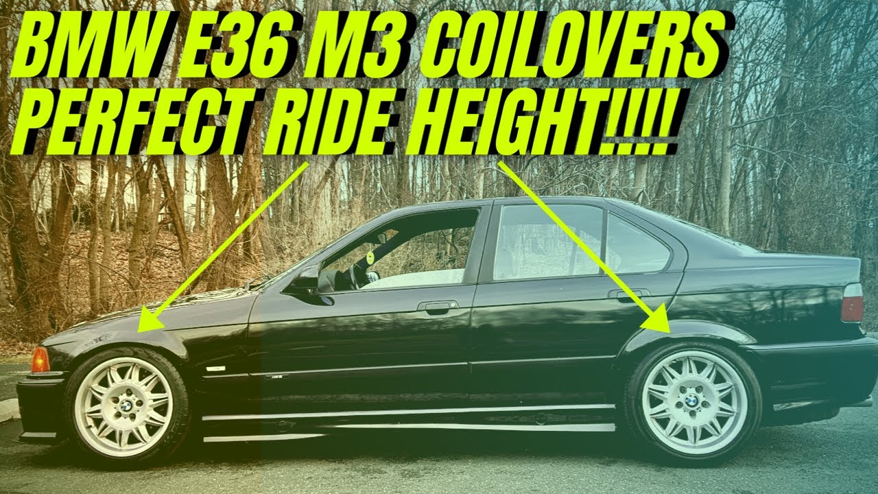 Perfect ride height and what you need when installing Coilovers on your BMW