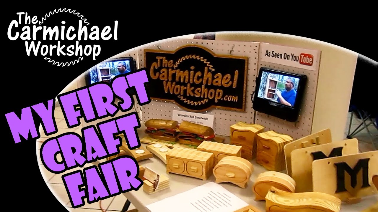My First Festival and Craft Fair Woodworking Booth