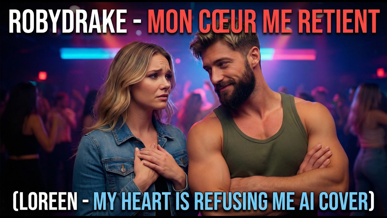 ROBYDRAKE - MON CŒUR ME RETIENT (LOREEN - MY HEART IS REFUSING ME AI REMIX COVER)