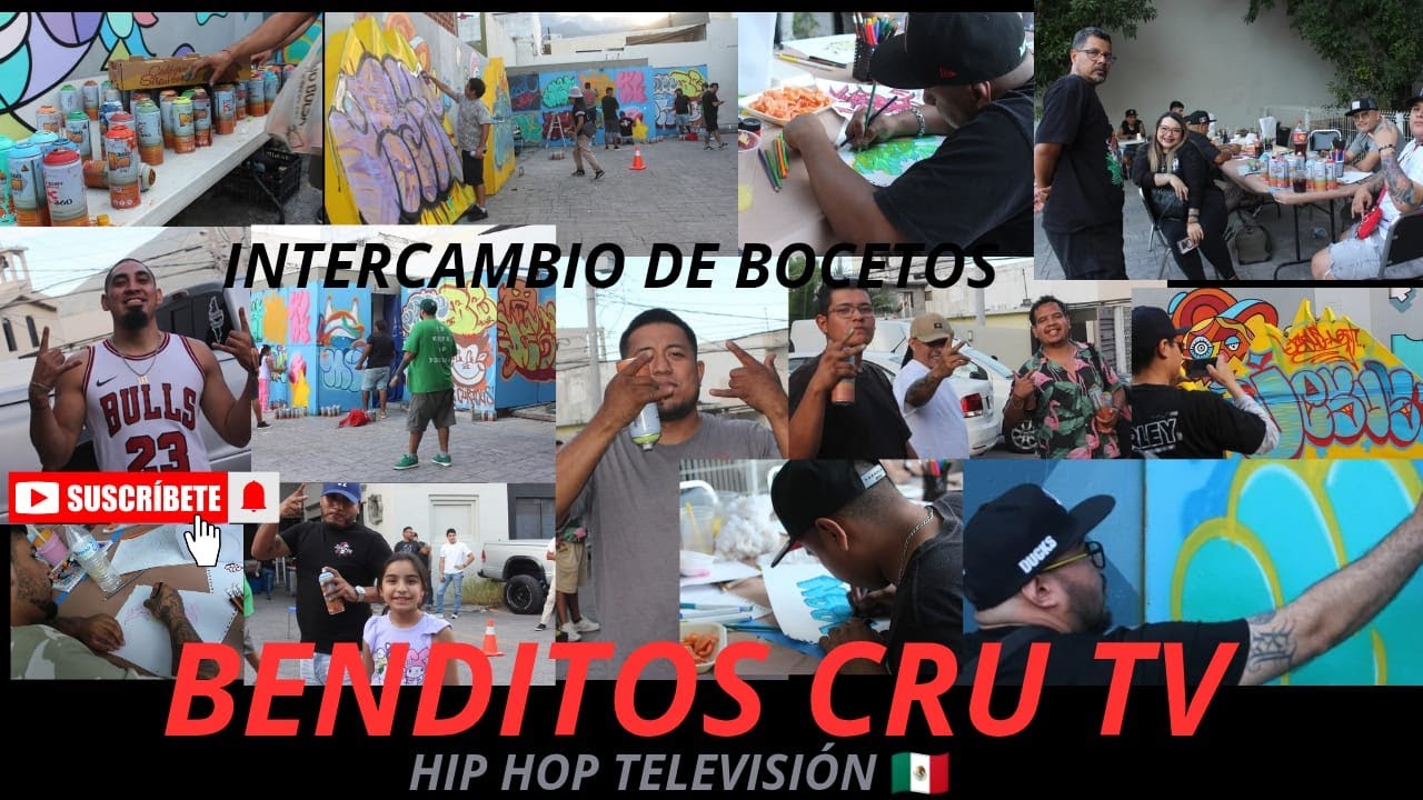 HIP HOP MONTERREY ..  INTERCAMBIO DE BOCETOS CON LOS GRAFIAMIGOS MTY
