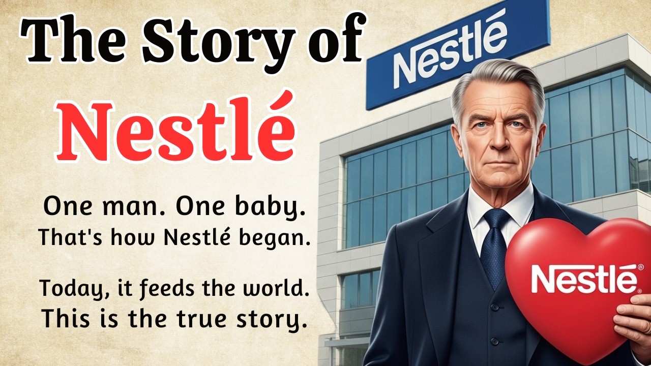 The Story of Nestlé || Learn English Through Story Level 2 || Graded Reader || Improve Your English