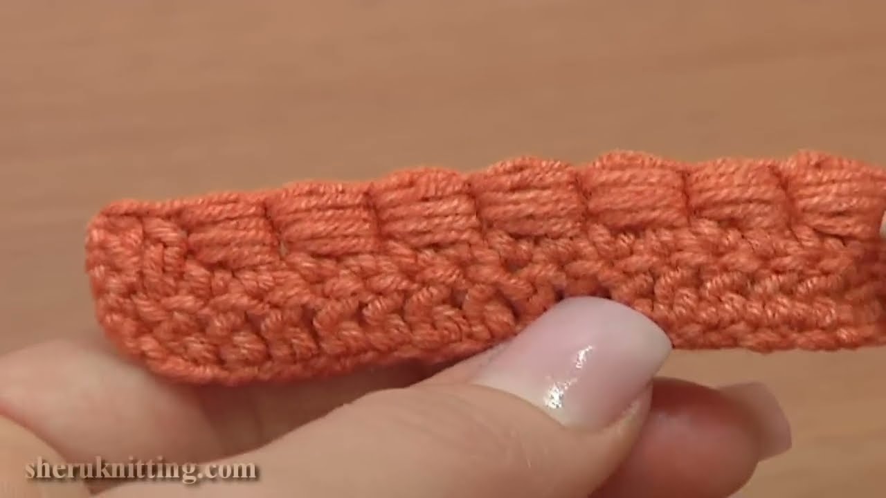 Crochet Bullion Block Stitch  Part 2 of 7/Second Way to Work Bullion Block Stitch