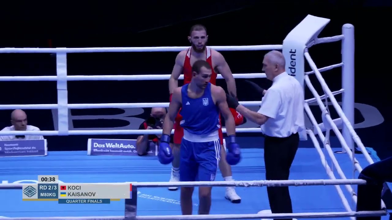 Artur Kaisanov (UKR) vs. Amar Koçi (ALB) European U23 Championships 2025 QF's (80kg)