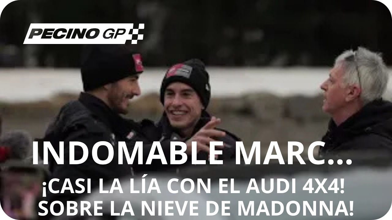 INDOMABLE MARC....¡CASI LA LÍA CON AUDI 4X4 SOBRE LA NIEVE DE MADONNA!