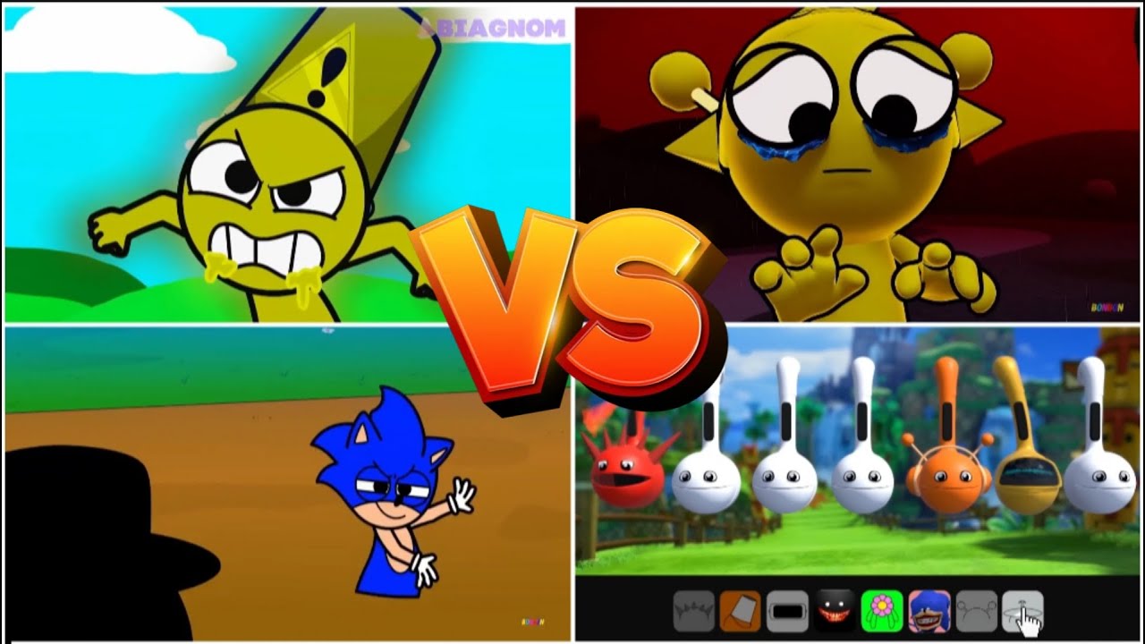 Incredibox Sprunki 4 videos Sprunki and Coffin dance Tiles hop #sprunki