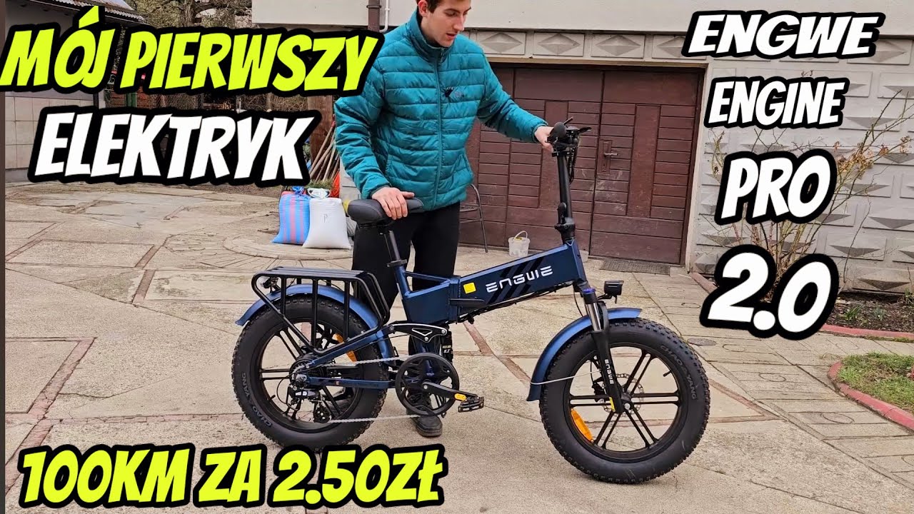 Engwe Engine Pro 2.0 / Mój pierwszy Elektryk / Test