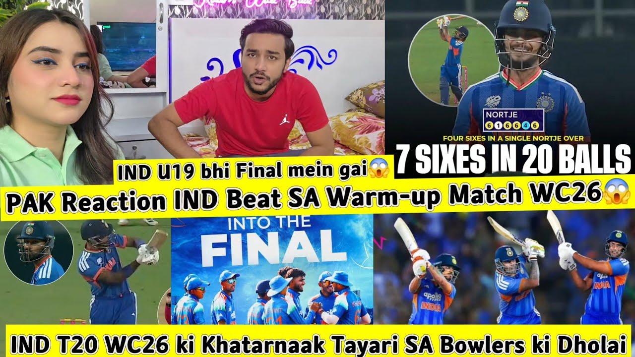 IND Beat SA WarmUp Match WC26 ishan kishan 7 Sixes INDIAN Batters ne SA Bowlers ko dho dala😱