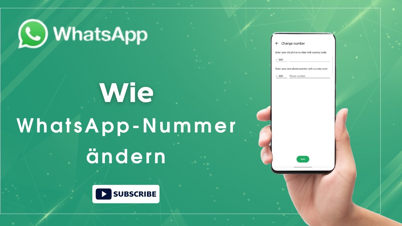 So &auml;ndern Sie die WhatsApp-Telefonnummer ohne Datenverlust 2025