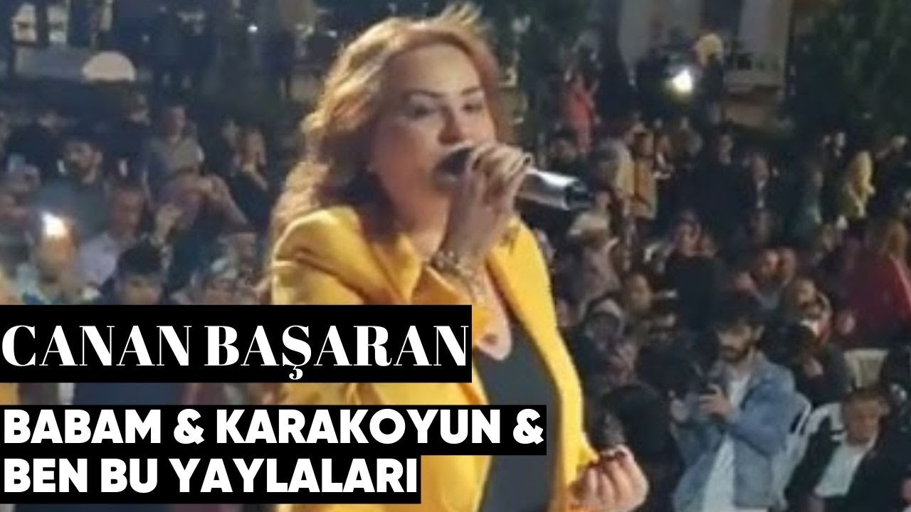 Canan Başaran - Babam & Karakoyun & Ben Bu Yaylaları (Canlı Performans)