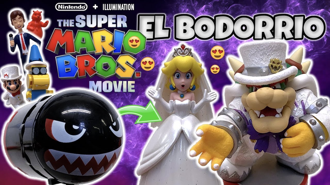 La BODA de BOWSER & PEACH - SUPER MARIO BROS La Película | Reseña de Figuras Amiibo - TOY SHOTS 2023