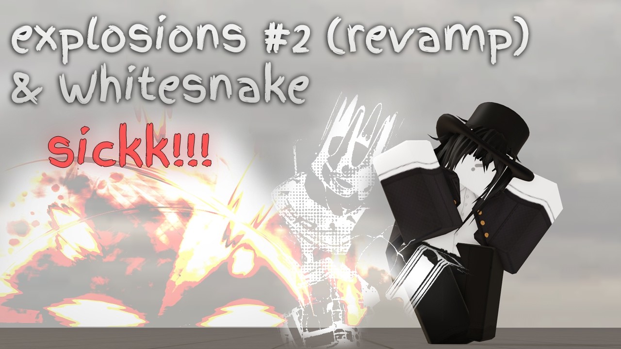 [ EXPLOSIONS & WHITESNAKE] Jujutsu Shenanigans Showcase (new update that released 2 hours ago lol)