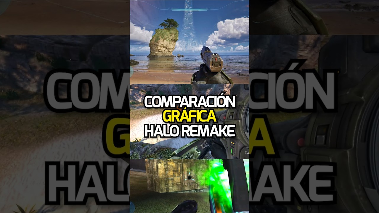 Halo Campaign Evolved (Remake) vs Halo Combat Evolved #Halo #MasterChief #HaloRemake