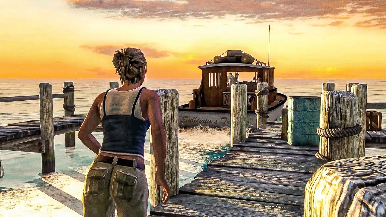 Nate & Sully Cut Elena Loose scene - Uncharted 1 Drake's Fortune Remastered