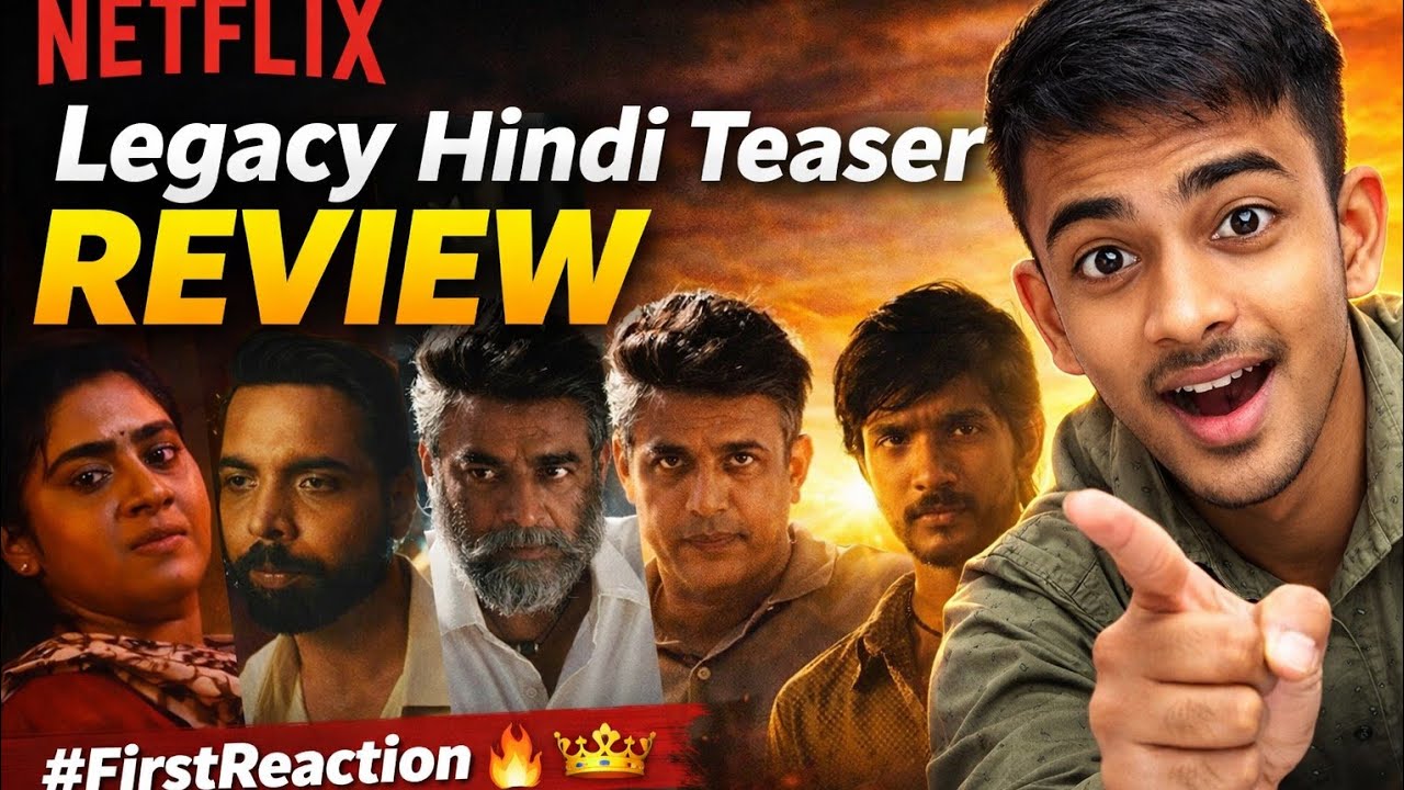 Legacy Hindi Teaser Review 🔥 | Madhavan | Abhishek Banerjee | Netflix India | First Reaction