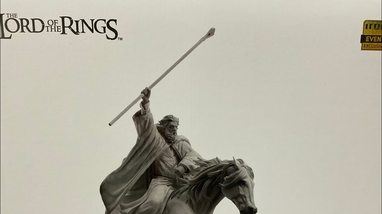 Gandalf the White on Shadowfax 1:10 Event Exclusive Statue by Iron Studios