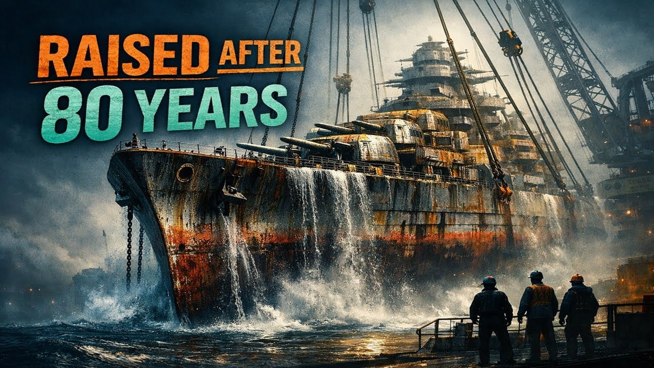 Salvaging a Legend: Inside the Battleship Bismarck Recovery | WWII Giant Raised from the Deep