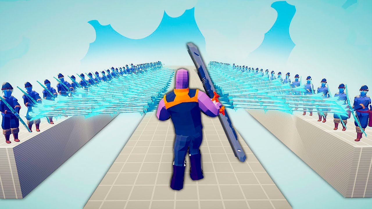 WHO CAN SURVIVE ICE ARCHERS DEATHRUN? | TABS Totally Accurate Battle Simulator