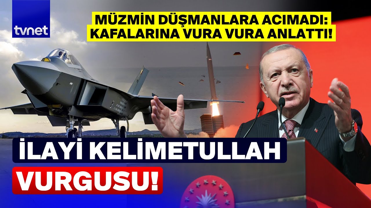 Cumhurbaşkanı kürsüyü titretti: Türk'ün 102 yıllık yükselişini dinleyenler hayranlıkla izledi!