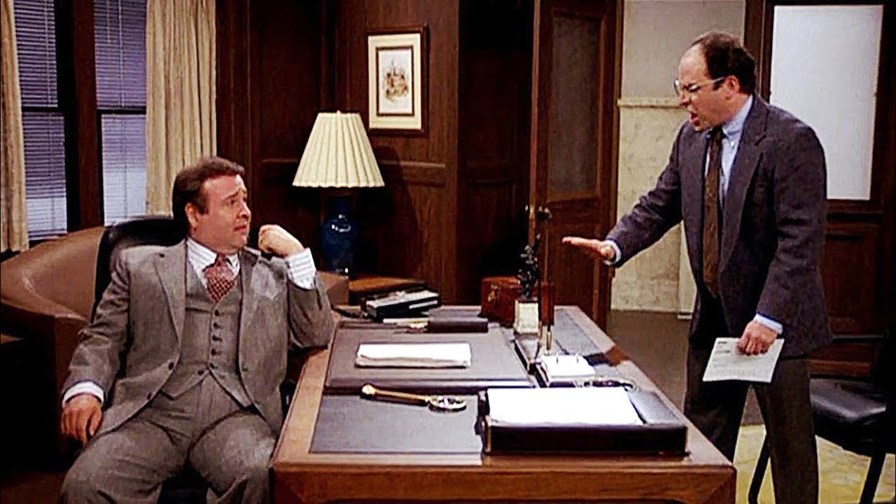 Ситком на Seinfeld TV - Джордж Костанза уходит с работы и возвращается