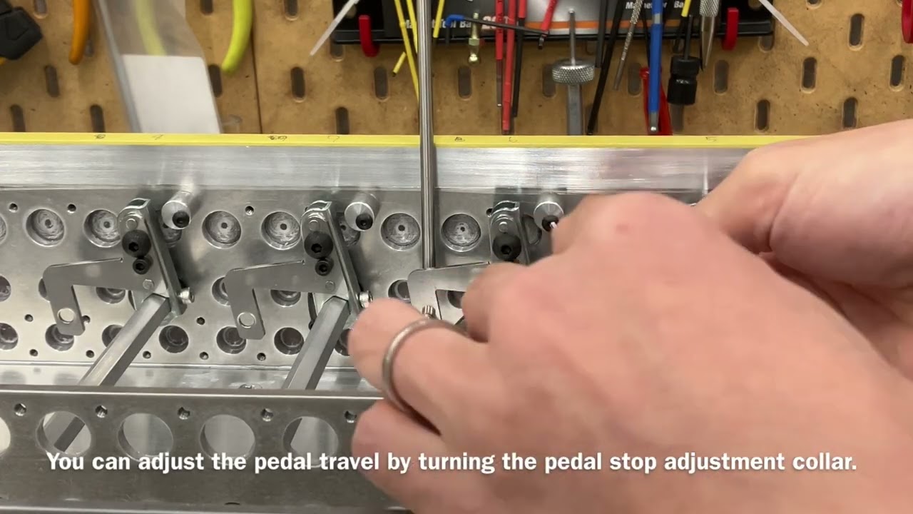 How to adjust pedal height and travel / SHOJI Pedal Steel Guitar