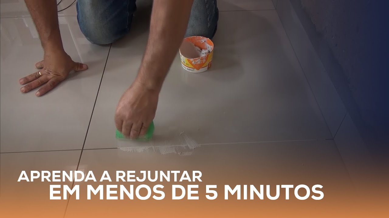 Aprenda a rejuntar em menos de 5 minutos!