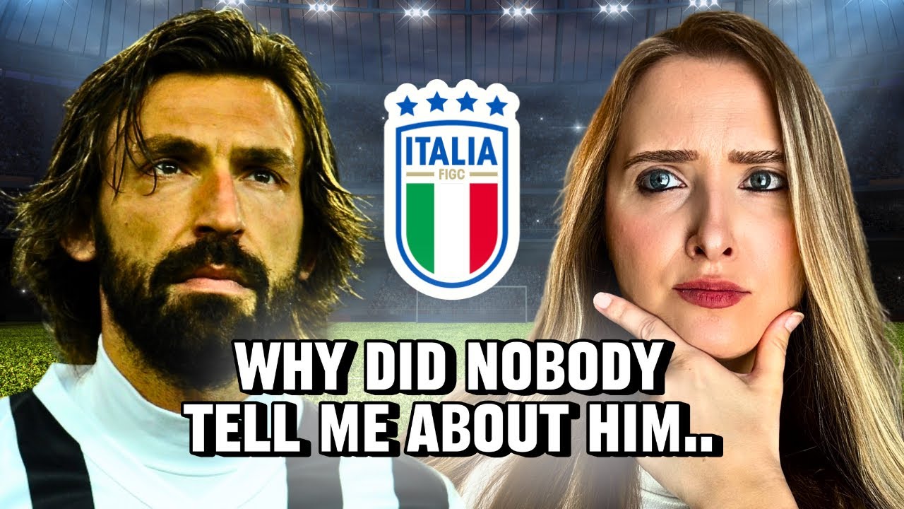 I didn't know Andrea Pirlo was THAT GOOD!! (american reacts)