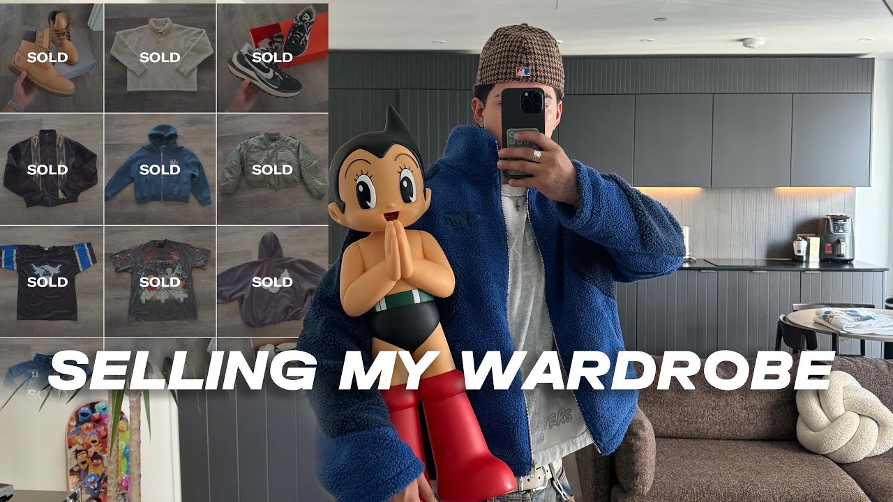 SELLING MY WARDROBE | Supreme, Balenciaga, Bearbrick, Hottoys collection