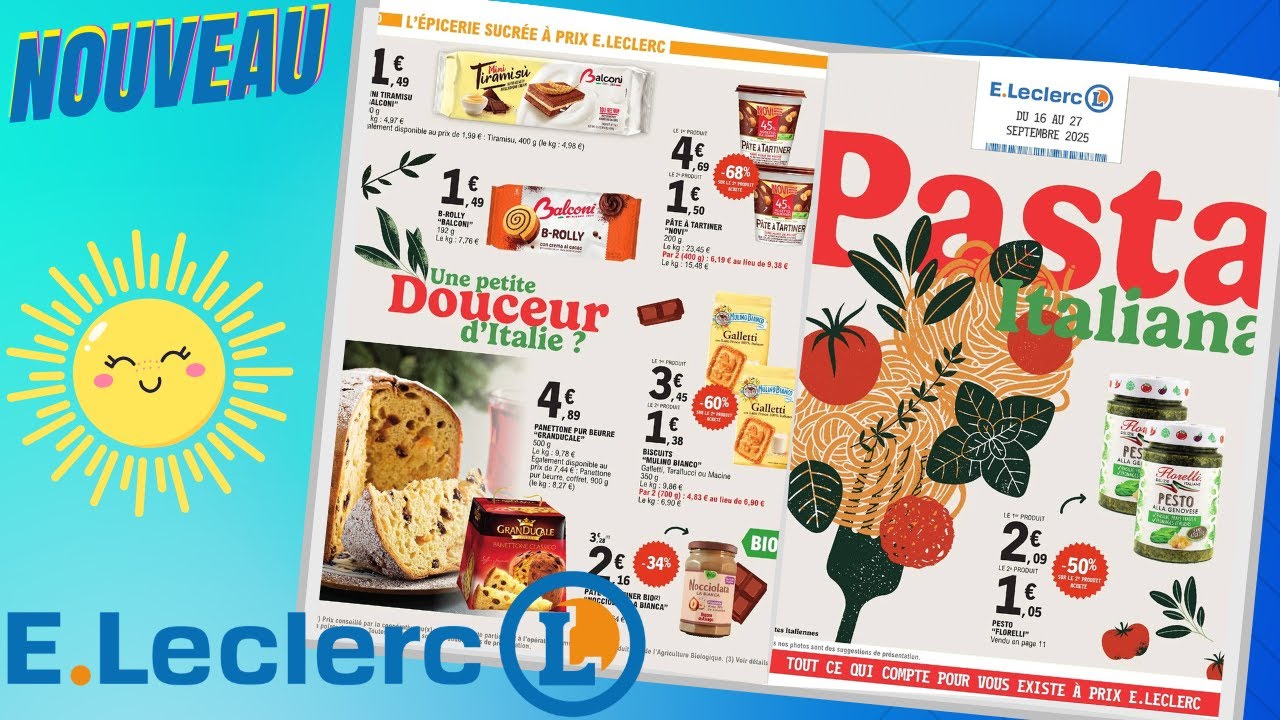 catalogue LECLERC du 16 au 27 septembre 2025 💛 Arrivage - FRANCE