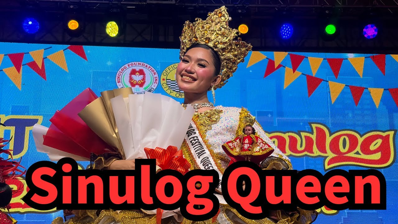 The first-ever Sinulog Queen of IT Park.
