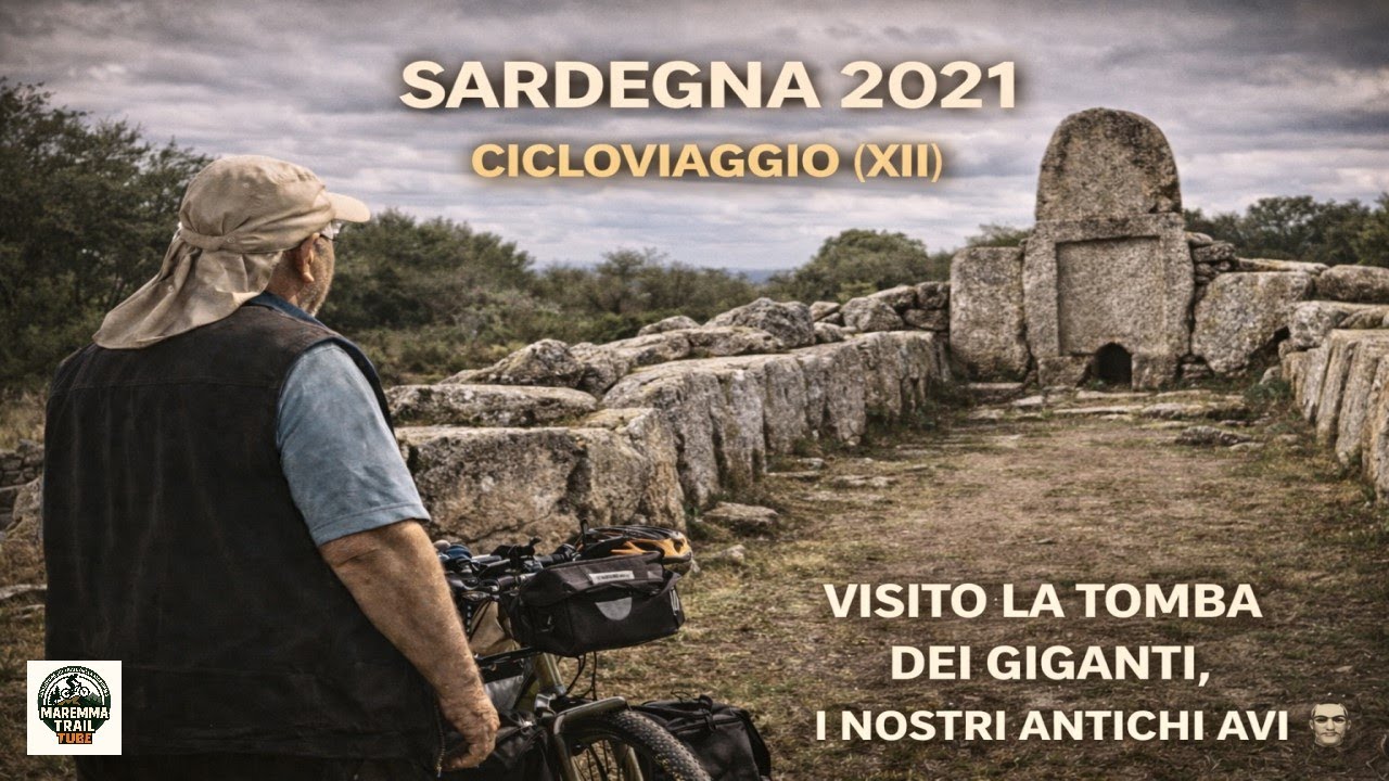 Cicloviaggio (12) – Sardegna 2021: visito la Tomba dei Giganti, ma ho una sorpresa 🗿🚴‍♂️