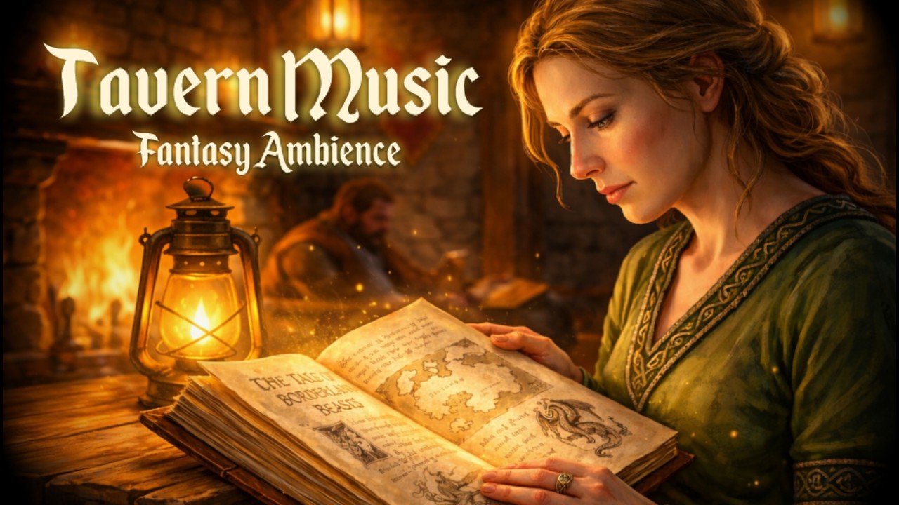 Calm Medieval Tavern Music 🍺 | 40 Min Fantasy Ambience for RPG & Relaxing