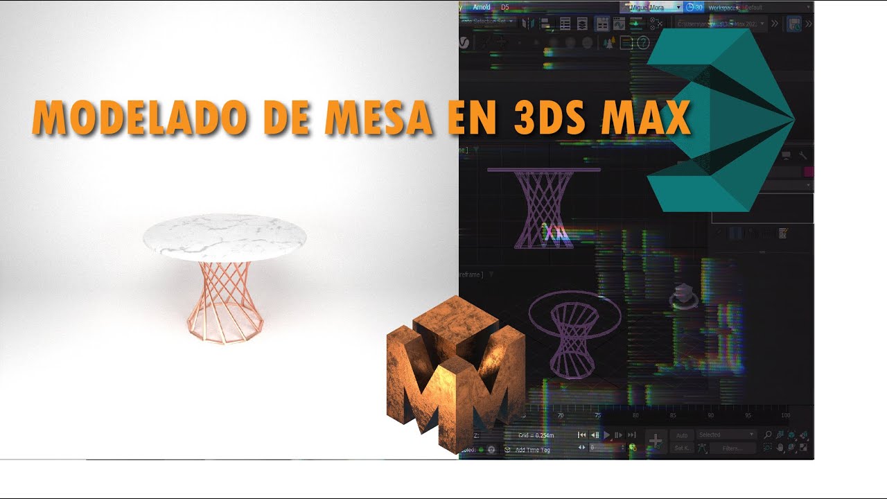 MODELADO DE MESA EN 3DS MAX