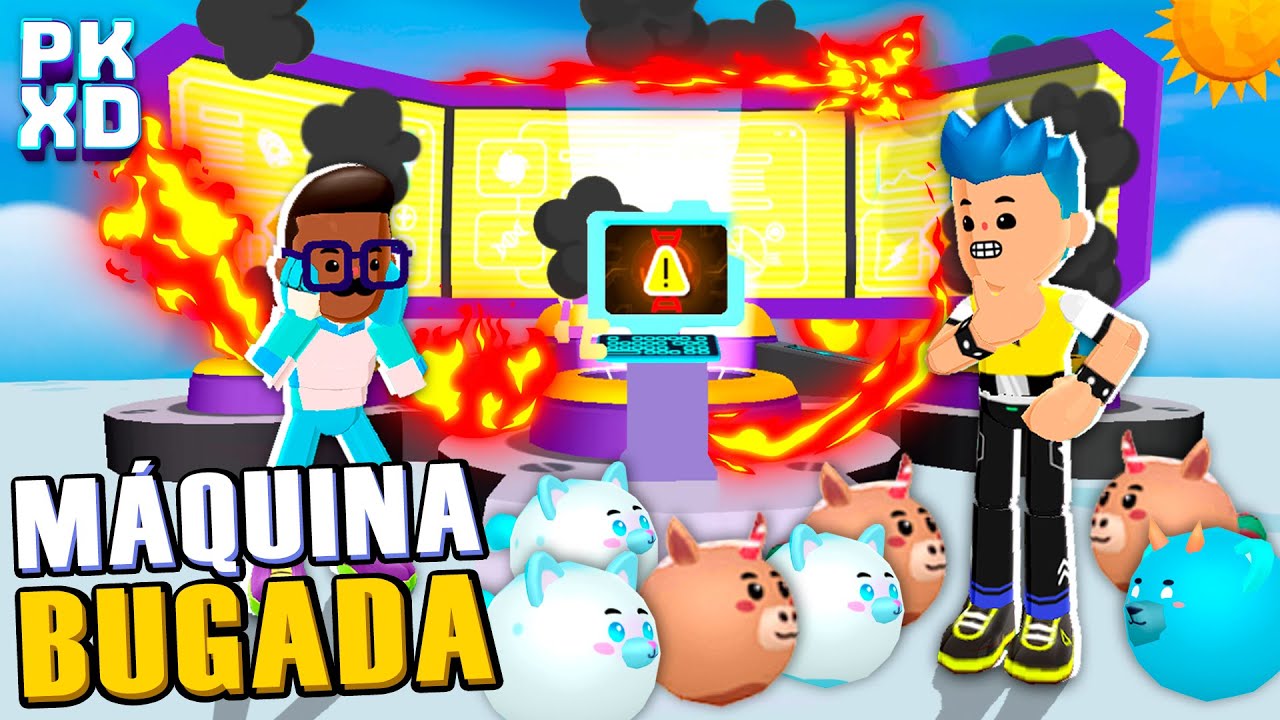 🔥 Sobrecarreguei a MÁQUINA do CIENTISTA com Muitos Pets no PK XD