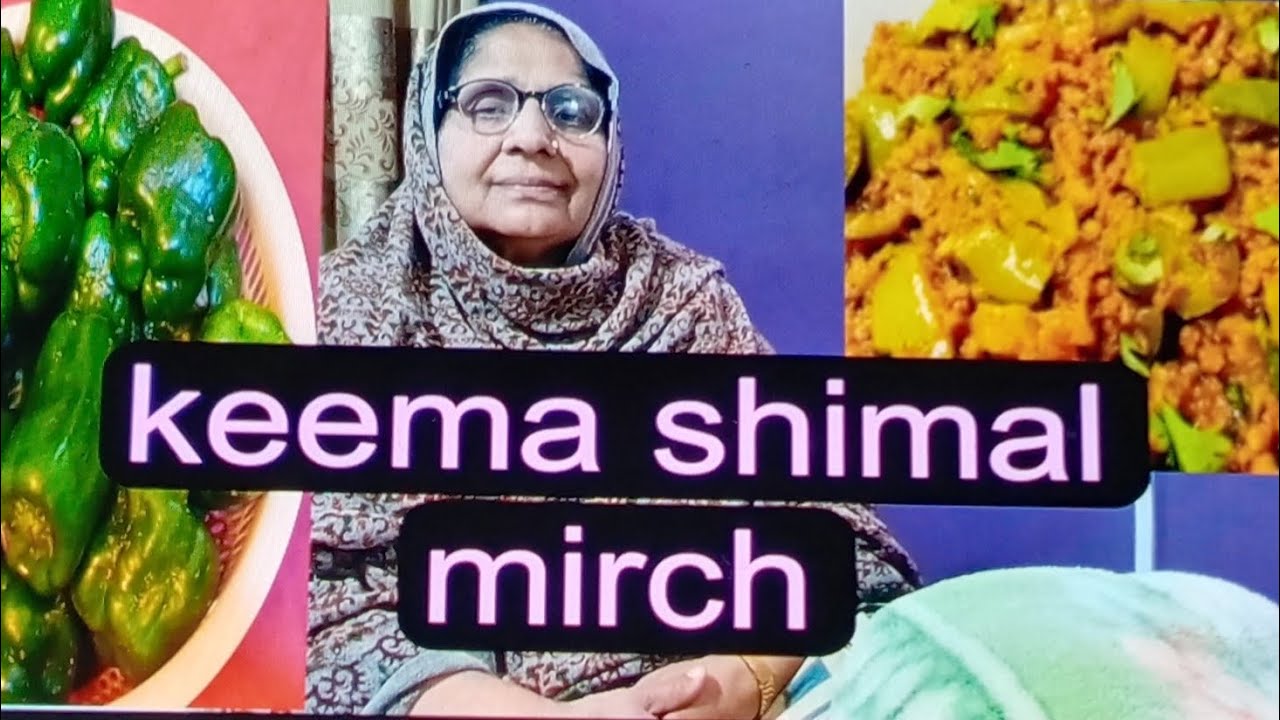 Keema shimal mirch