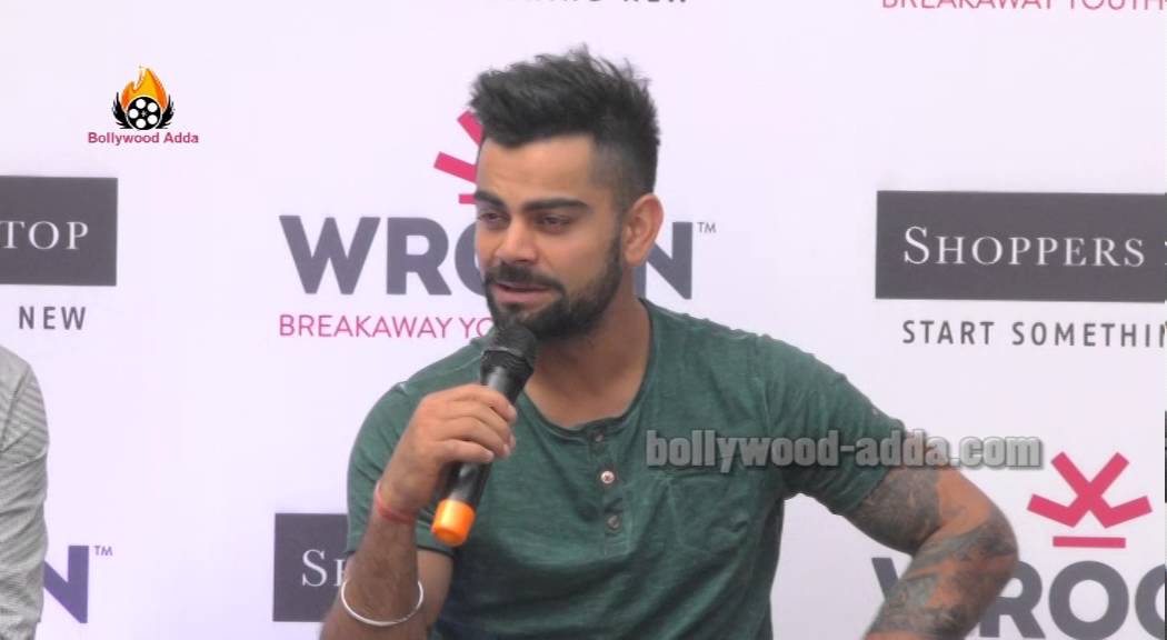 Virat Kohli Shearing His Likes N Dislikes At Wrogn Brand Launch !!!