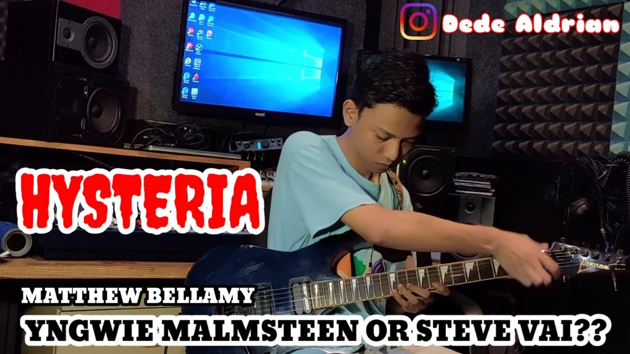 MUSE - HYSTERIA (Guitar Shred Cover Version) Dede Aldrian