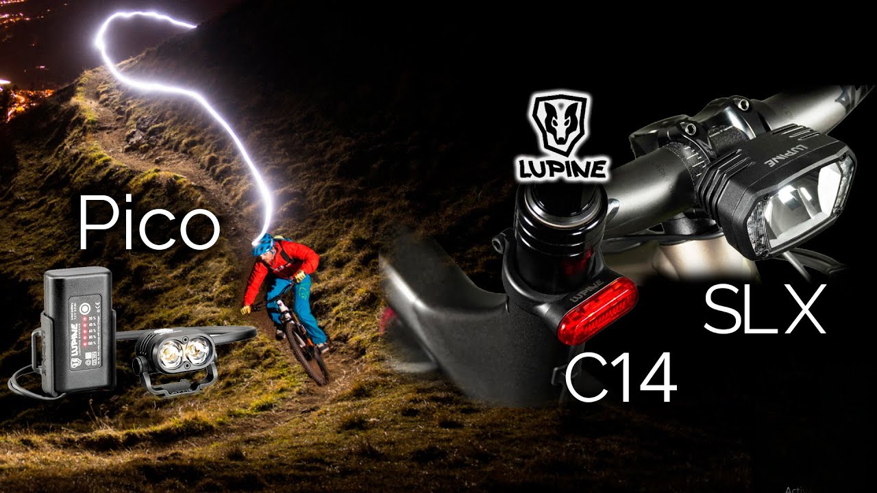 Superluces para ciclismo Lupine, preparadas para bikes y e-bikes