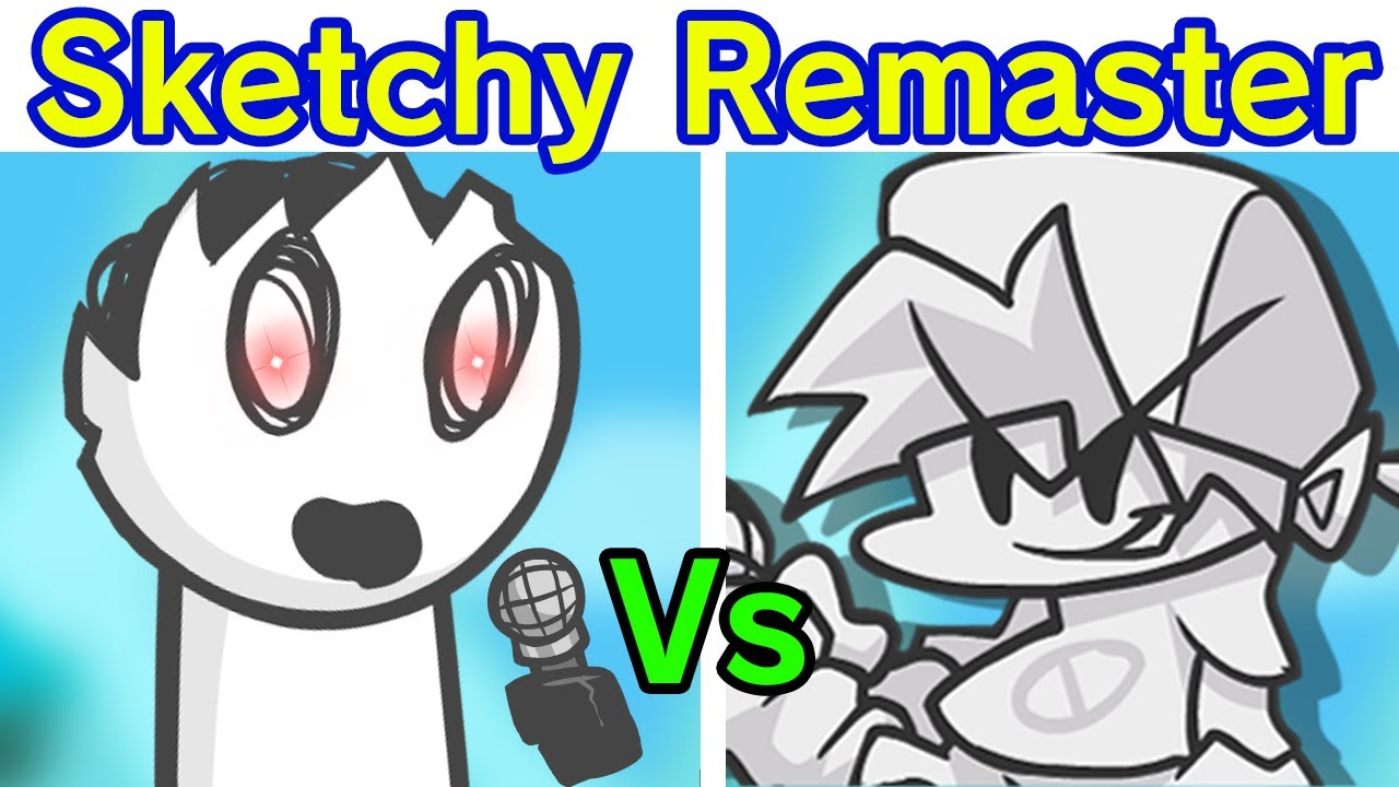 Friday Night Funkin' - VS Sketchy Remastered FULL WEEK + Cutscenes (FNF Mod/Hard) Ballistic Mode